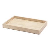 MARBLE TRAY - Roman Travertine × Large