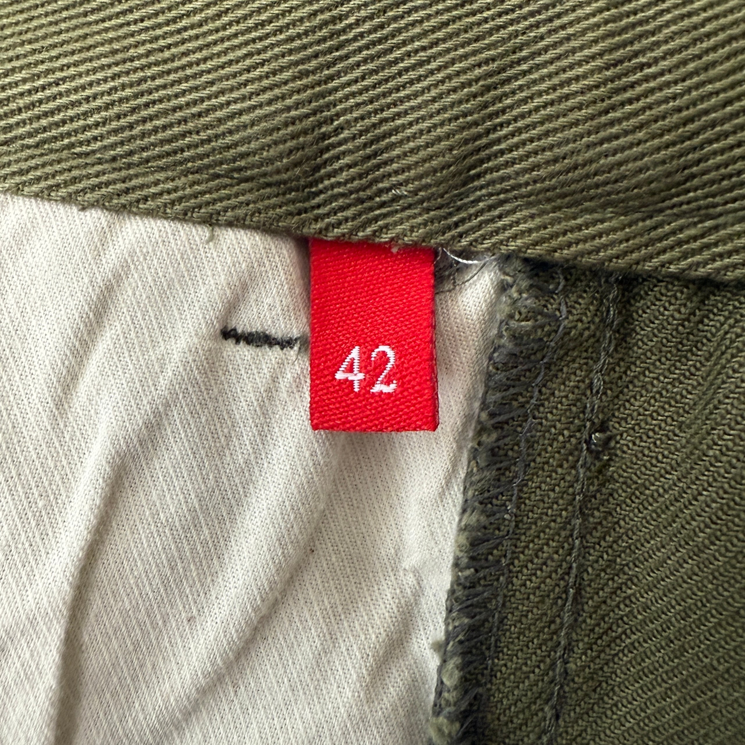 GTA × BEAMS F コットンツイル グルカパンツ カーキグリーン サイズ42