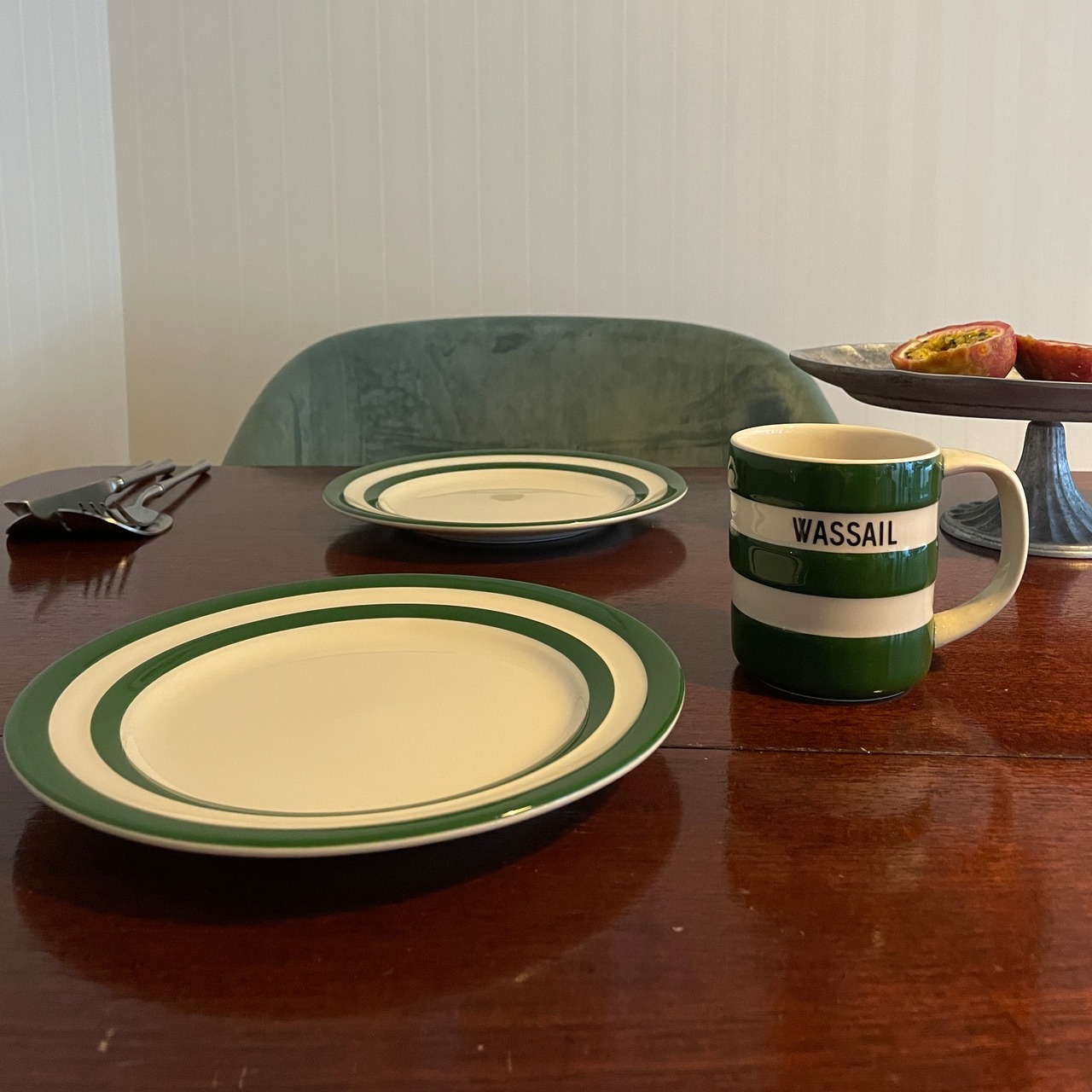 【Cornishware】ブレックファースト プレート
