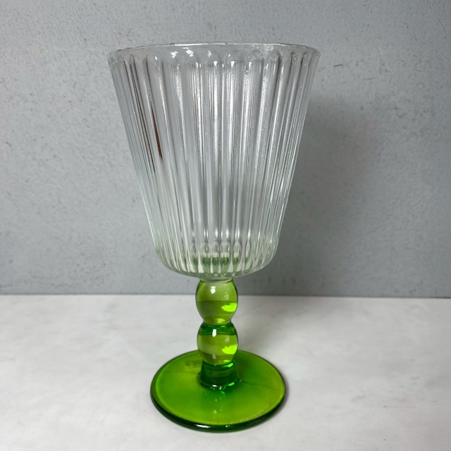 クリア＆グリーンデザイングラス