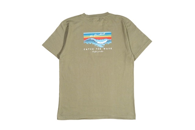 【catch the wave T-shirt】/ khaki