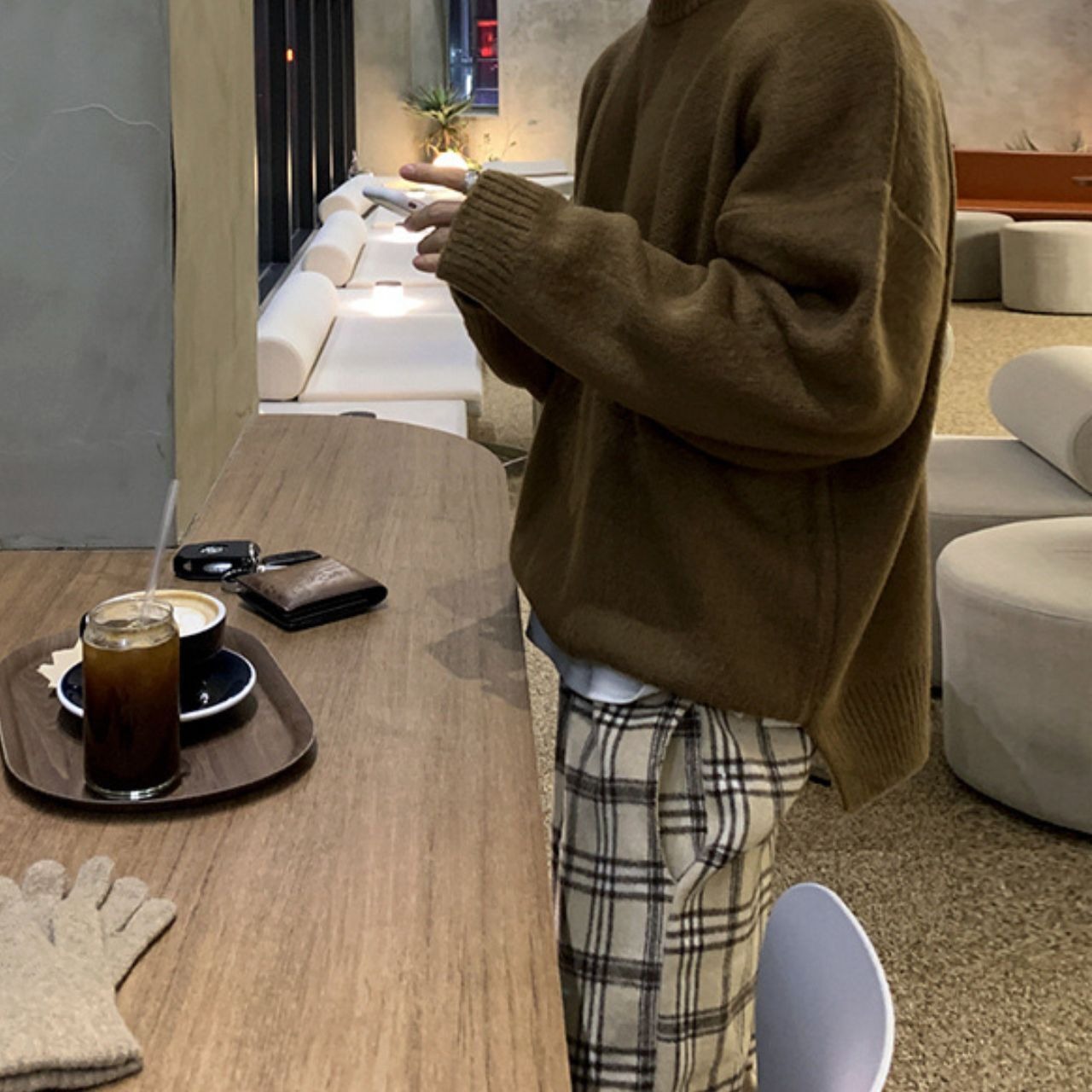 カラーソフトシャギーニット　MT0080359