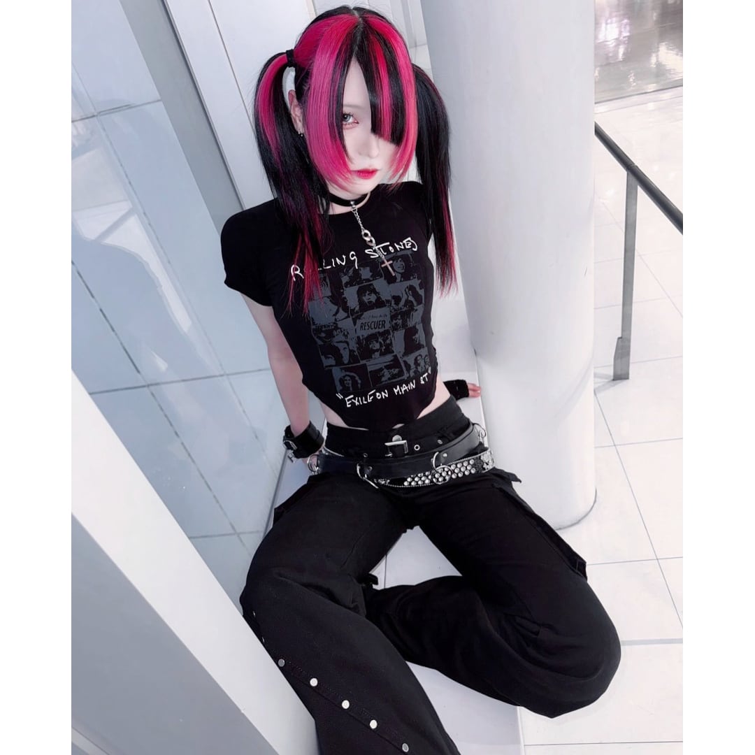 ベルトスタッズ カーゴフレアパンツ | VOLCAN&APHRODITE