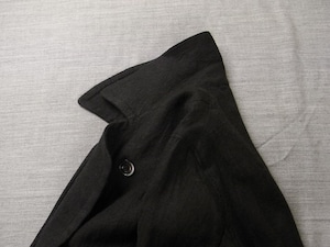 antique duster coat for women / black