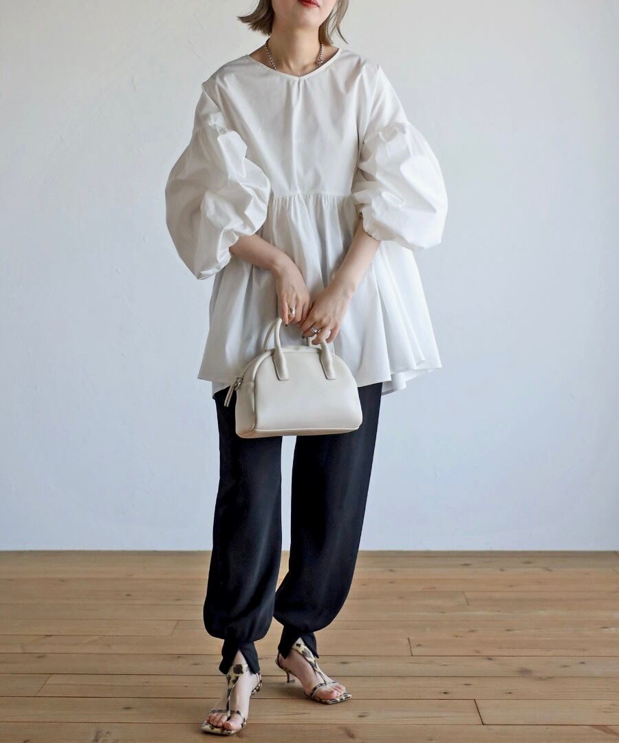 前後2WAYボリュームスリーブブラウス