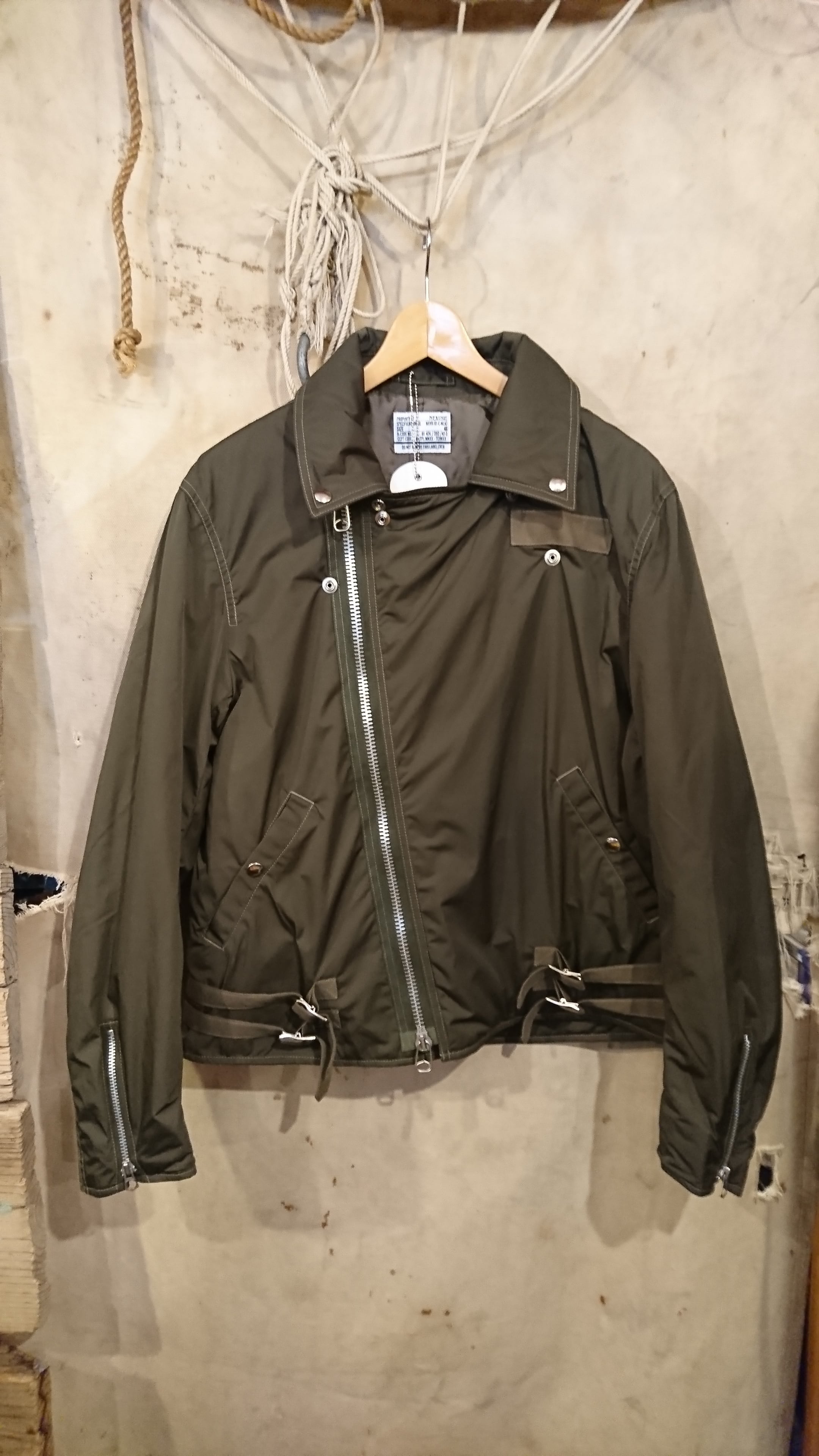 NEXUSⅦ. "NYLON RIDERS JACKET" Olive Color