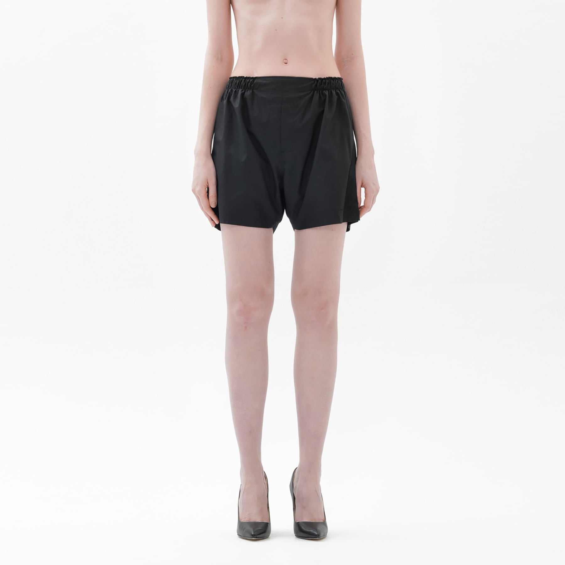 【Pre-order】Black Cotton Boxer Shorts