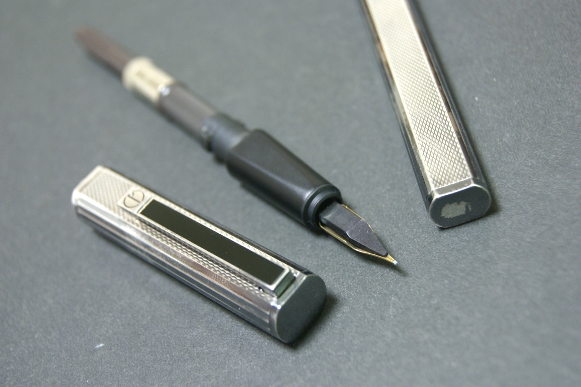 80s ダンヒル ドレス シルバープレート DUNHILL （細字） 18K 01077