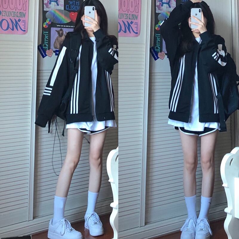 ジャケット スプリングオータムルーズスタンダード レトロ 春物 秋物 試着室80587481992