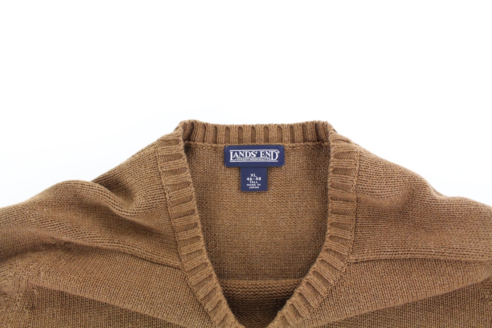 LANDS' END コットン ドリフターズニットセーター【FF-7028】 | cv LANDS' END コットン ドリフターズニットセーター【FF-7028】 | cv