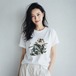「 波を纏う武士猫」半袖Tシャツ