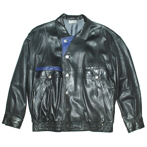 『BMW M-STYLE』80-90s vintage leather jacket