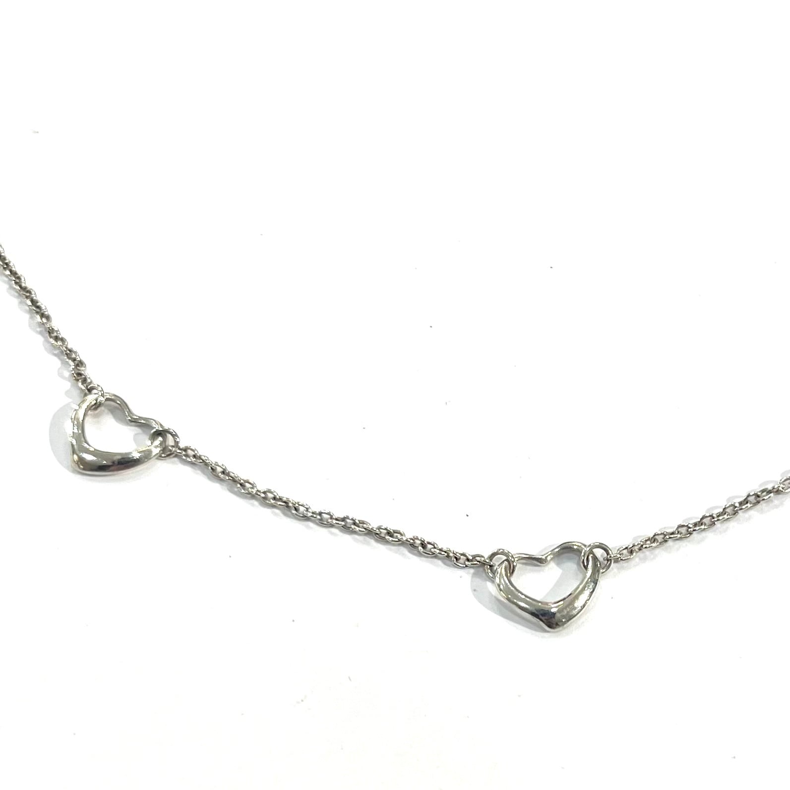 TIFFANY & Co.】2758 ティファニートリプル オープンハート ネックレス