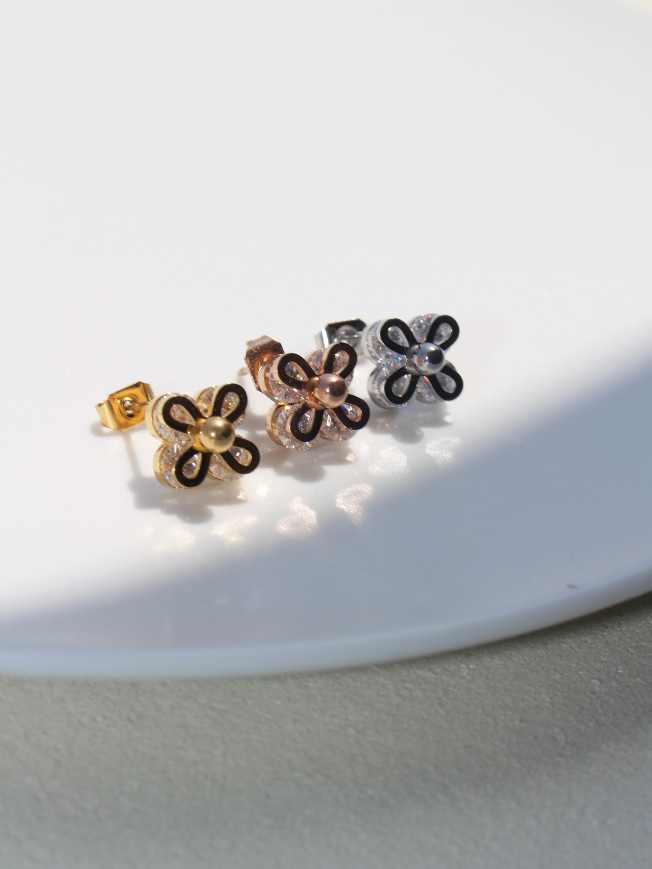 【BOX付きSET】Flower zirconia