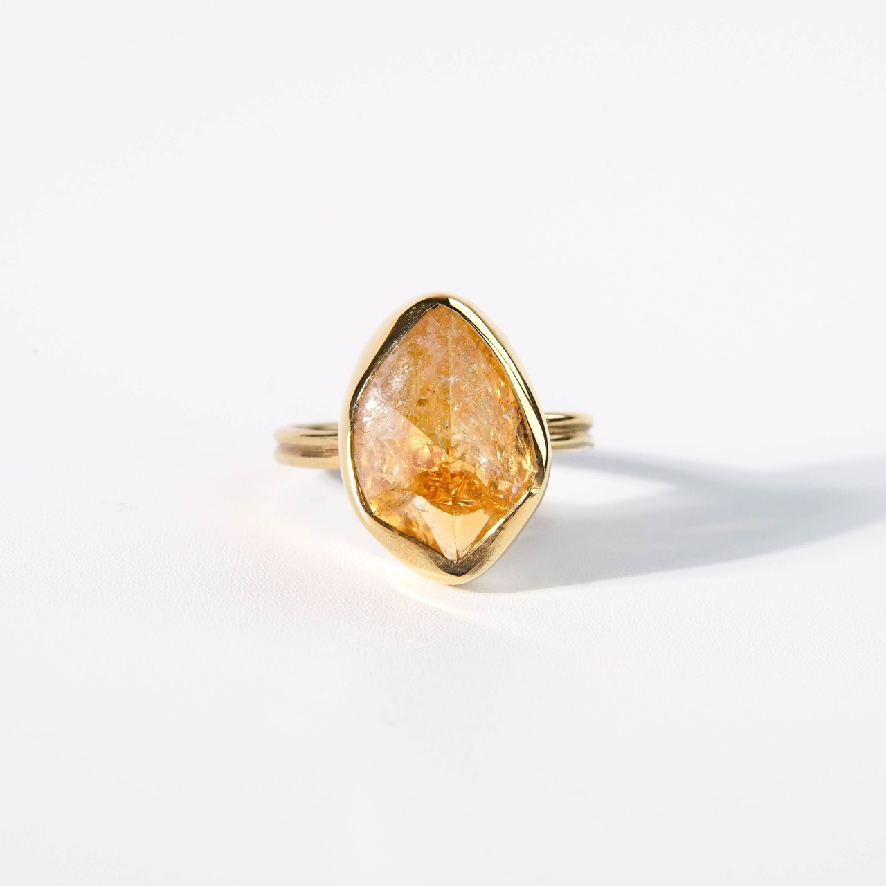 【free size】シトリン リング