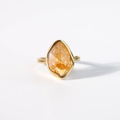 【free size】シトリン リング