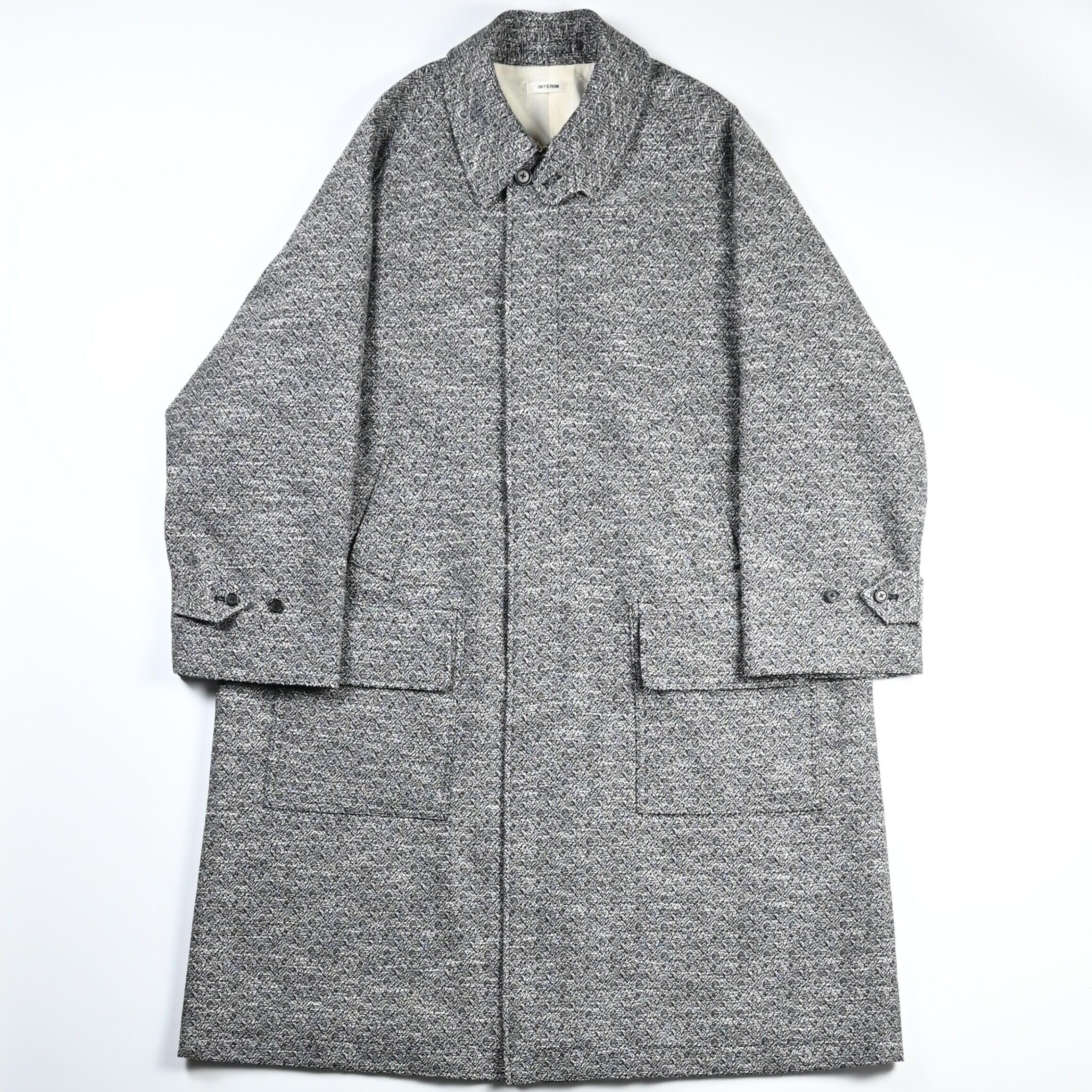 INTERIM / DOUBLE SIDED JACQUARD TWEED DEADSTOCK HYPER BIG HUNTING