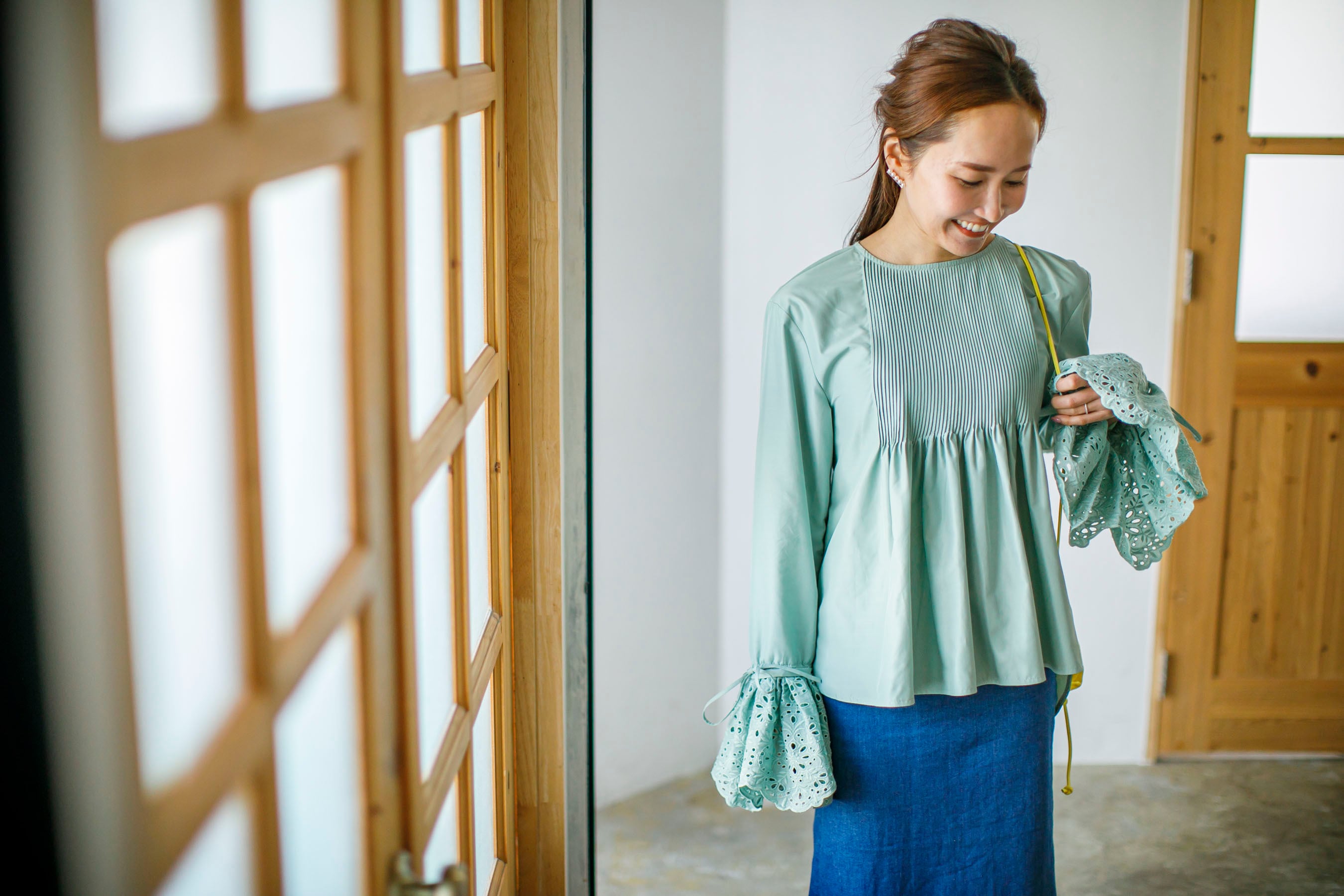 Bluelea Braid blouse ブルレア