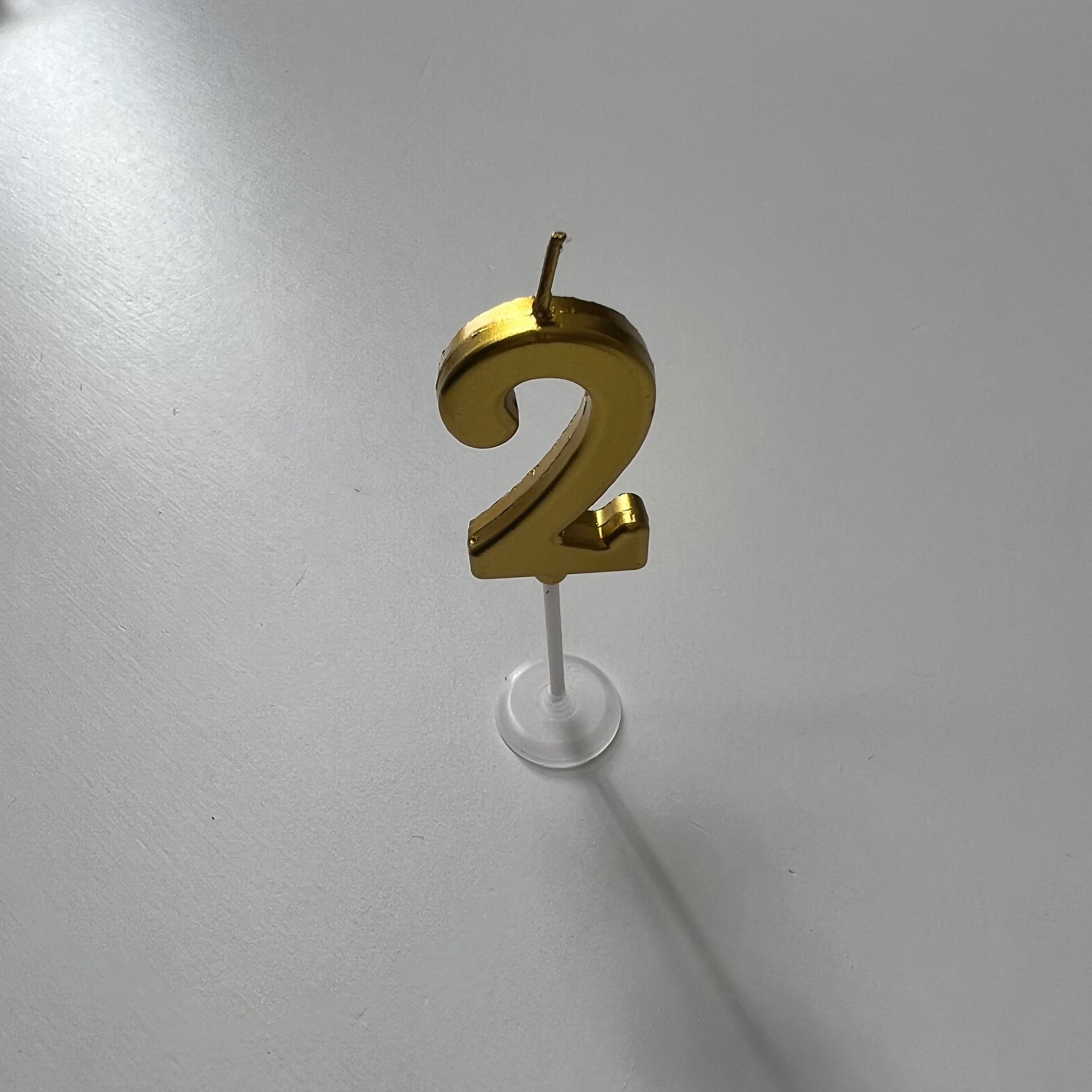 【即納/送料無料】gold number candle