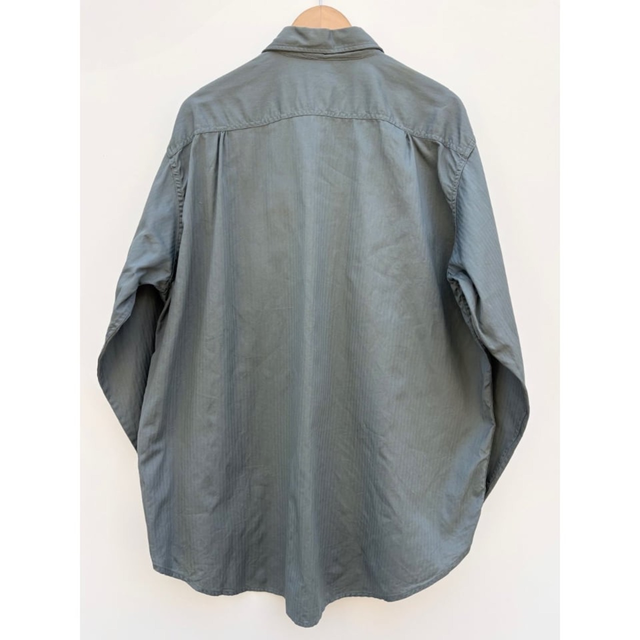 60s Lee "HBT" WORK SHIRT MADE IN USA  Size 17〜17 1/2