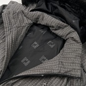 レノマ オム renoma HOMME ヘリンボーン フード付き ダウンジャケット サイズ M /メンズ