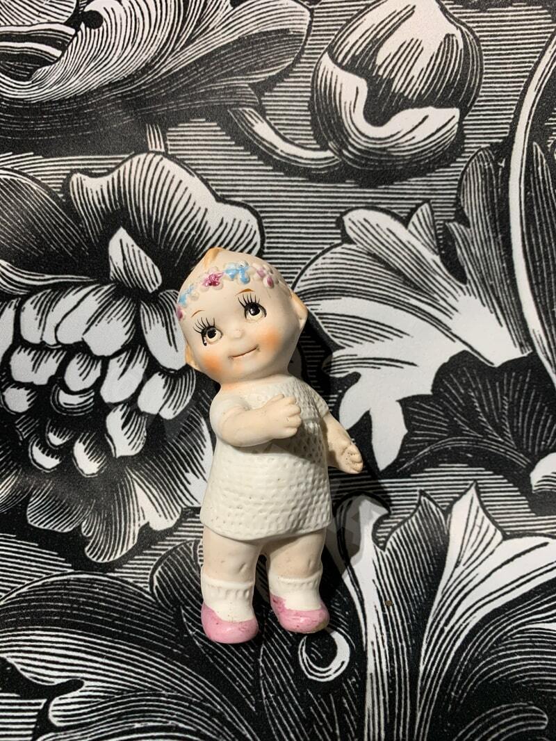 キューピービスクドール アンティーク - 人形