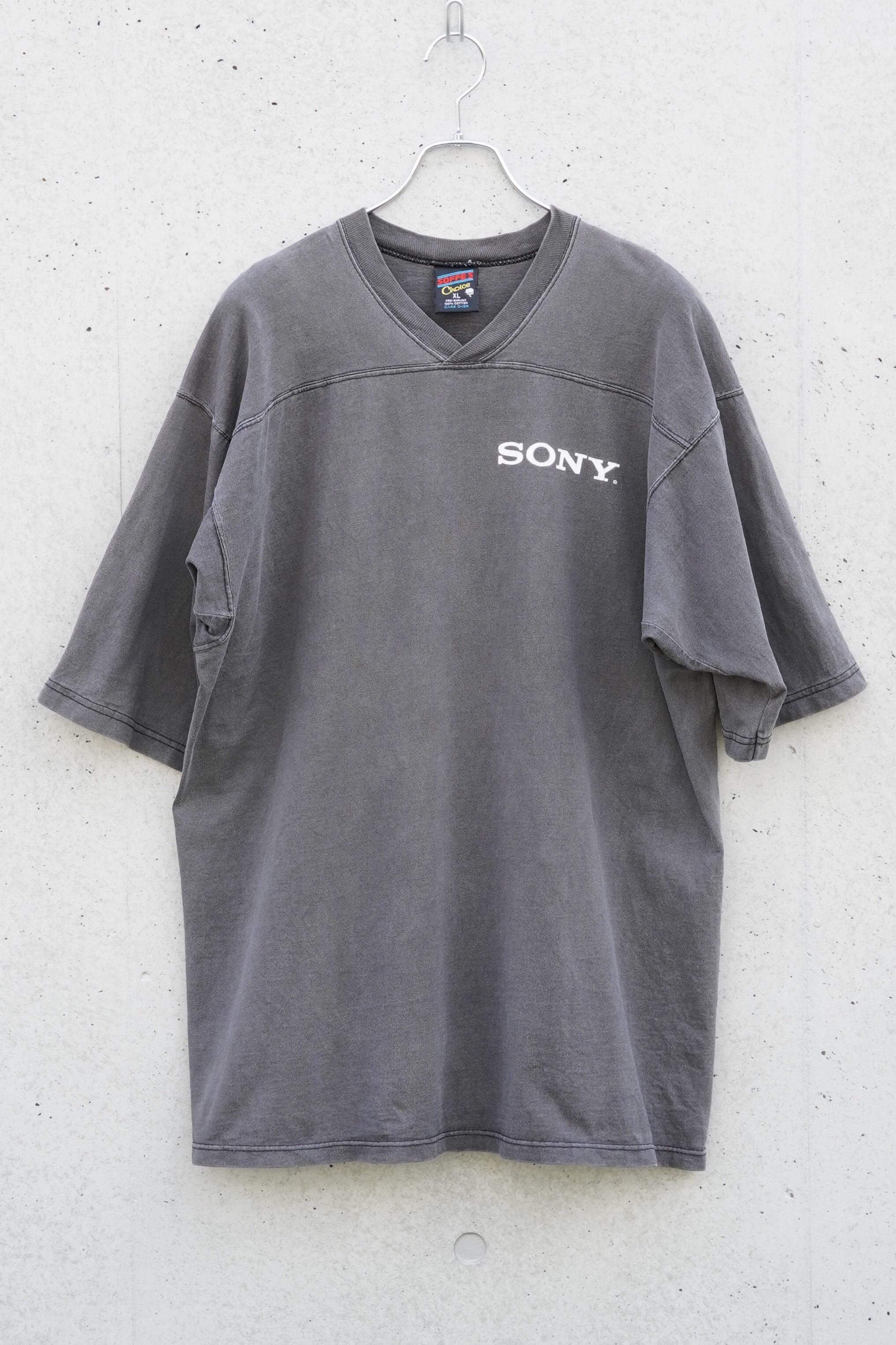 90s SONY AUTOSOUND Promo Football T-Shirt Made in USA / XL
