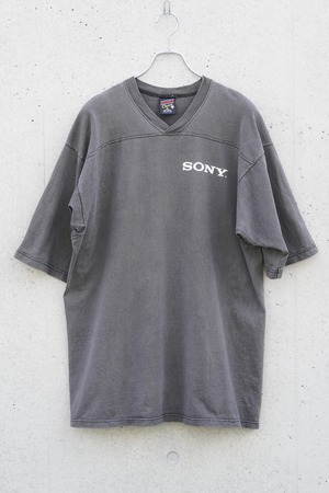 90s SONY AUTOSOUND Promo Football T-Shirt Made in USA / XL