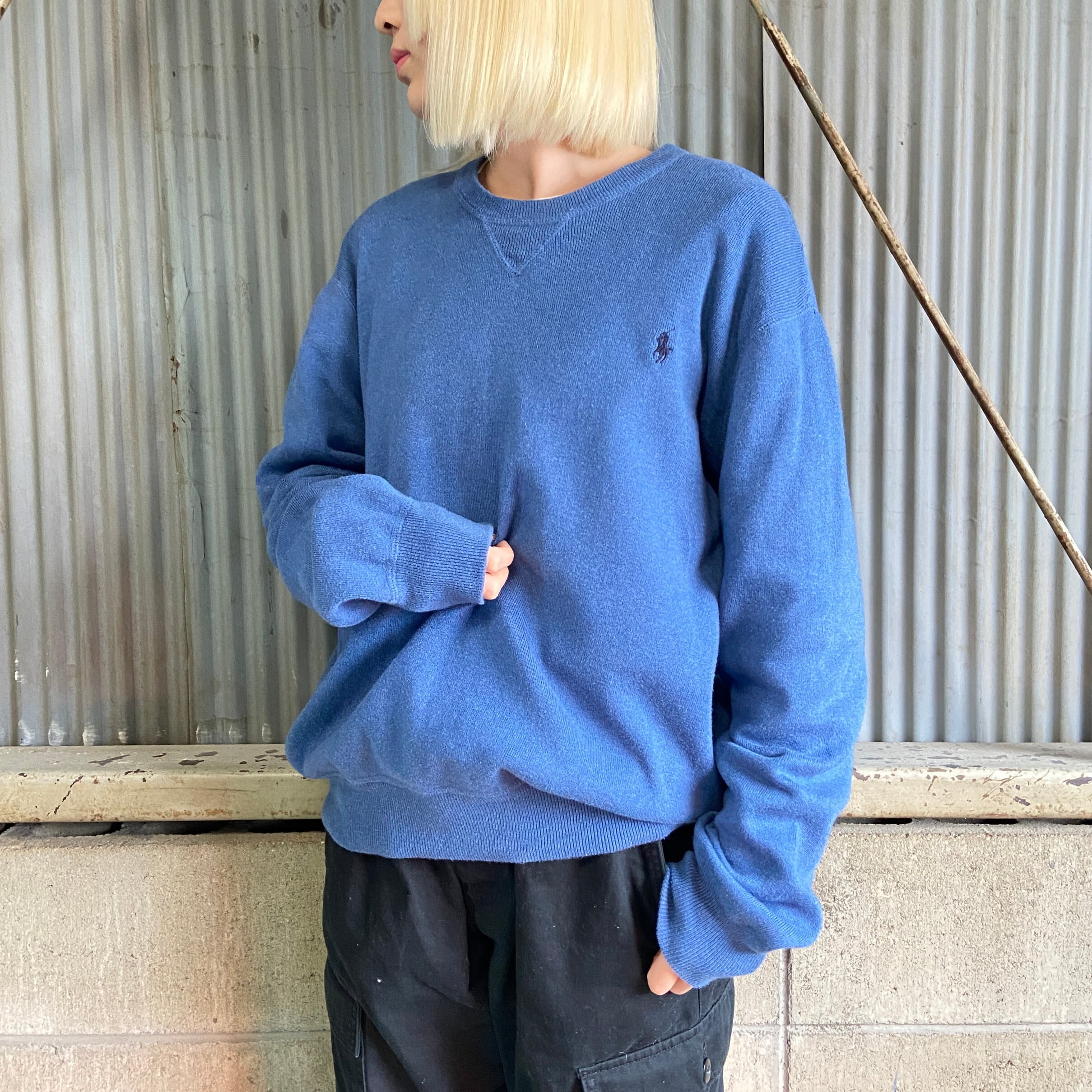 Polo Ralph Lauren ポロ ラルフローレン リブ コットンニットセーター