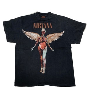 13134 NIRVANA Tシャツ ロックTシャツ 半袖 ビッグプリント XL