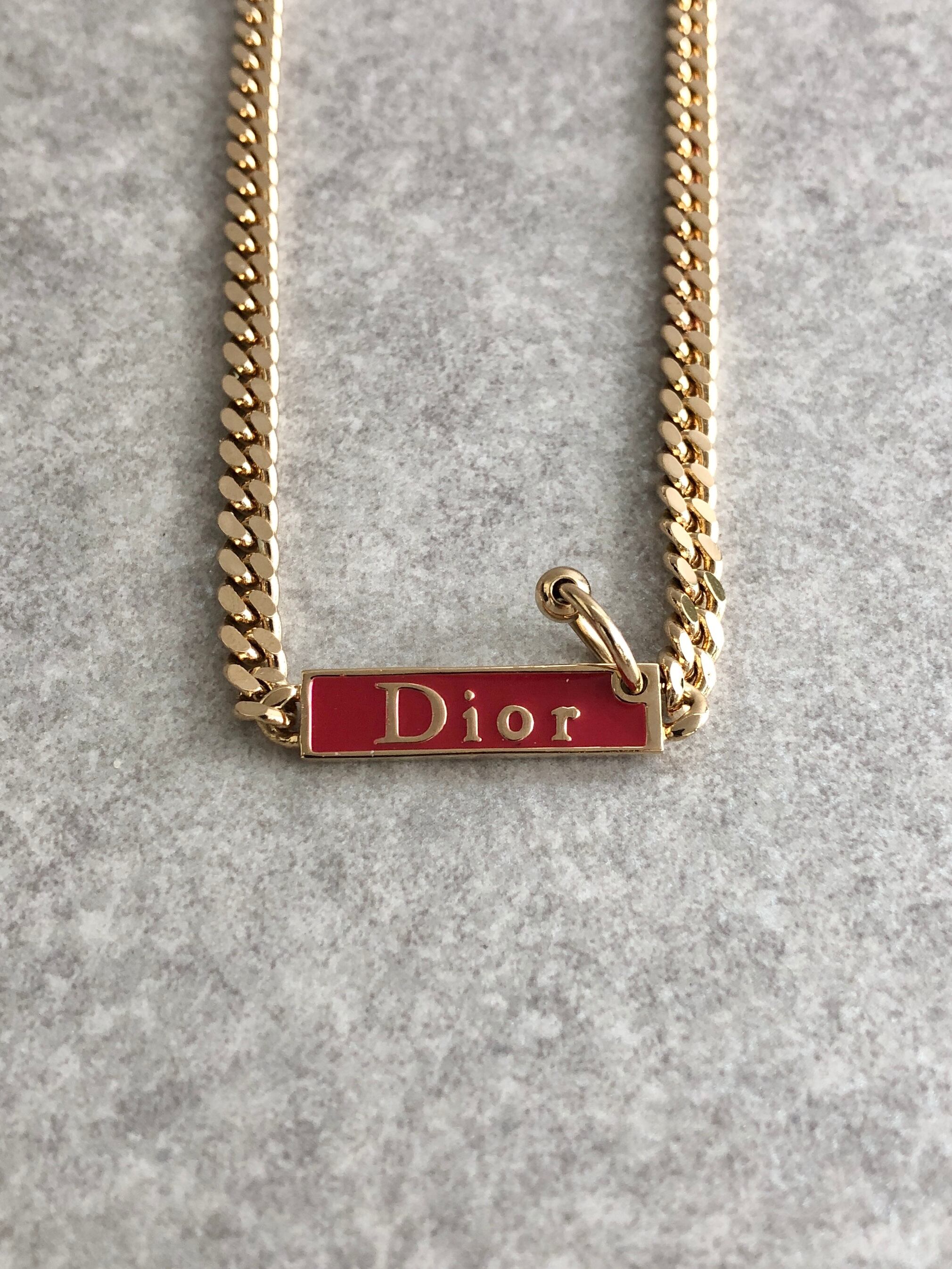 Christian Dior クリスチャン ディオール ネックレス ゴールド Dior