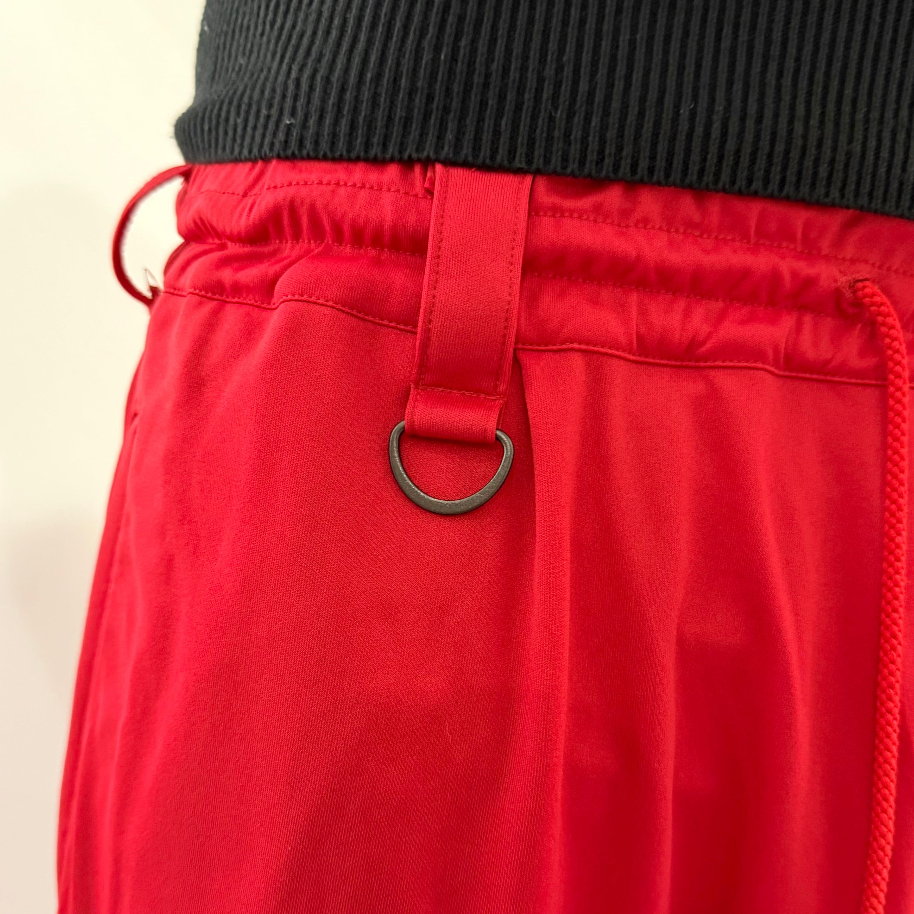 S'YTE サルエル ワイド ショートパンツ レッド サイト ヨウジヤマモト