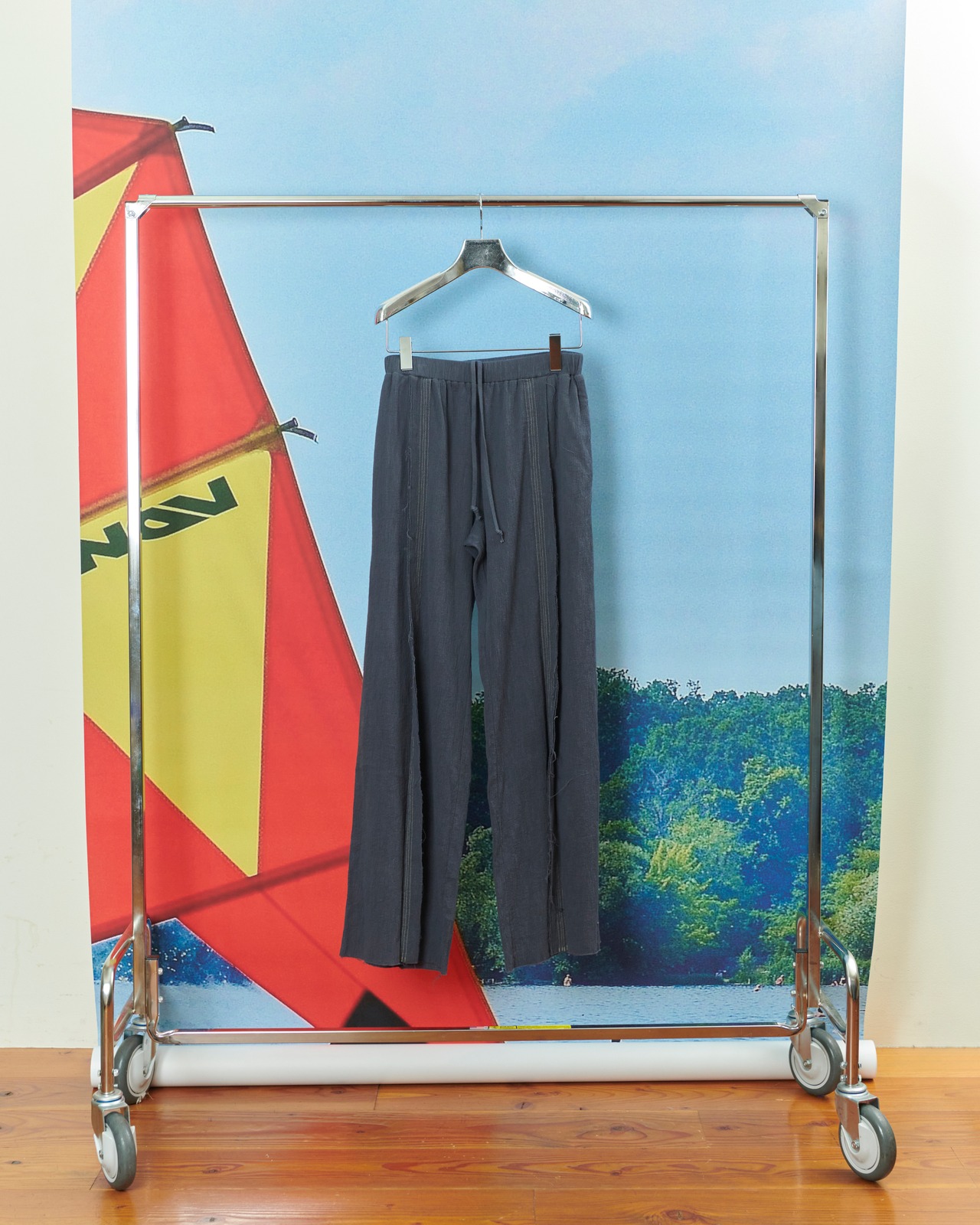 kotoha yokozawa - Azumadaki Yoryu Pants :Ikasumi|東炊き製品染め/楊柳コットン/ステッチディテール