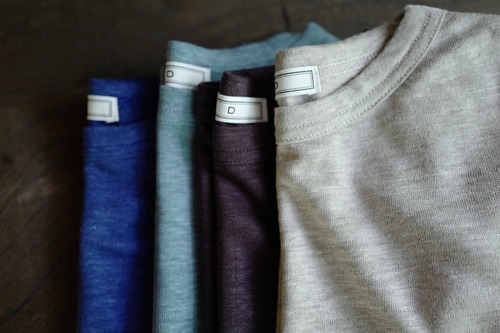 D│ リネン１００％Tシャツ（4colors)