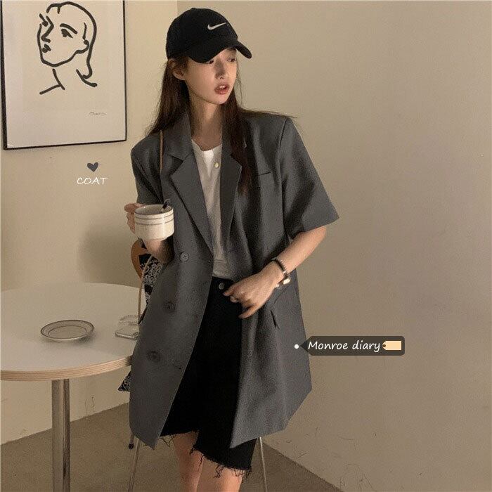 グレージャケット 薄手スプリングサマーカジュアルシャツ 春物 夏物 モンロー59123592539