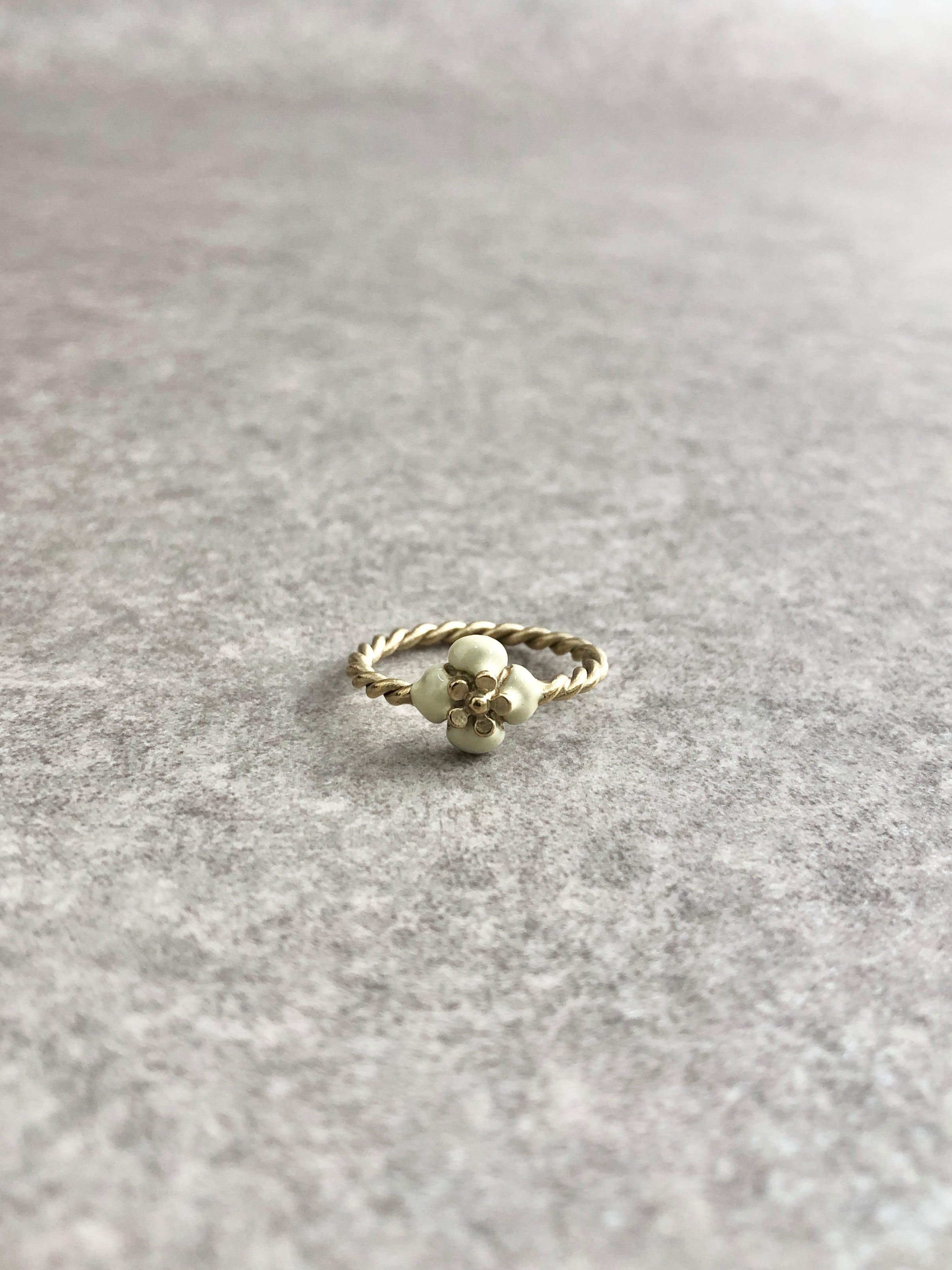 CHANEL シャネル リング ホワイト カメリア vintage ヴィンテージ