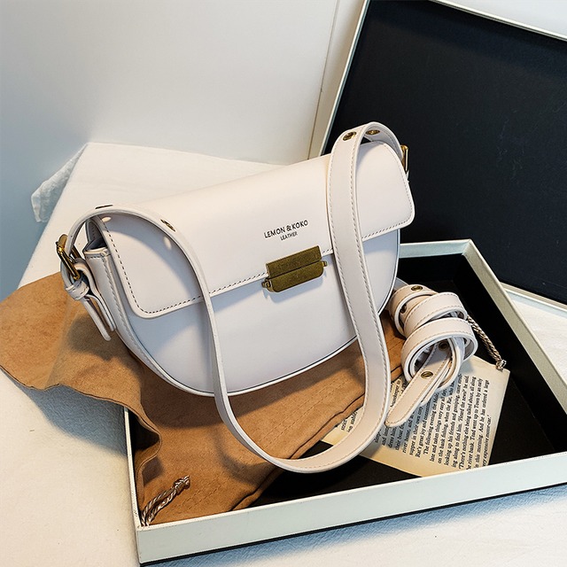 eignレディーススモールバッグ2020夏ニューウェーブシンプルワイルドワンショルダーメッセンジャーバッグinsファッションサドルバッグ Tiancai_Wing_Bag2719051