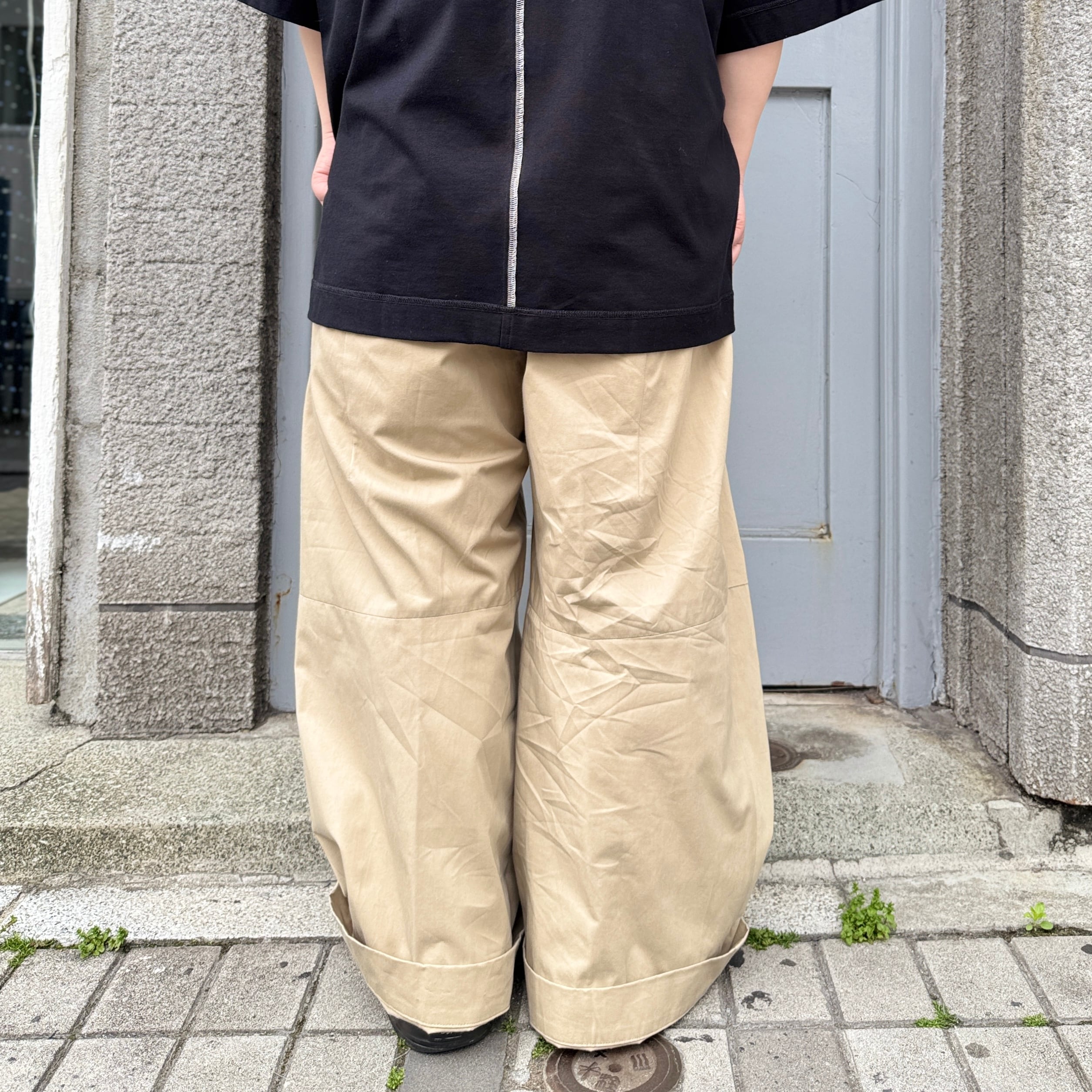 SHINYAKOZUKA / UPCYCLED BAGGY(ISSUE#8) / SUPIMA WASHED TWILL