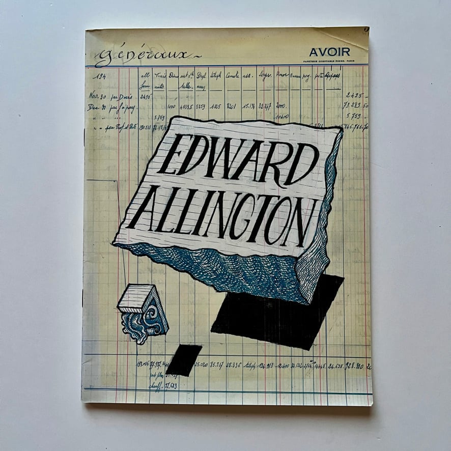 【絶版中古書】エドワード・アーリントン展 　Edward Allington　フジテレビギャラリー・ギャラリーフェイス　1988[3100280]