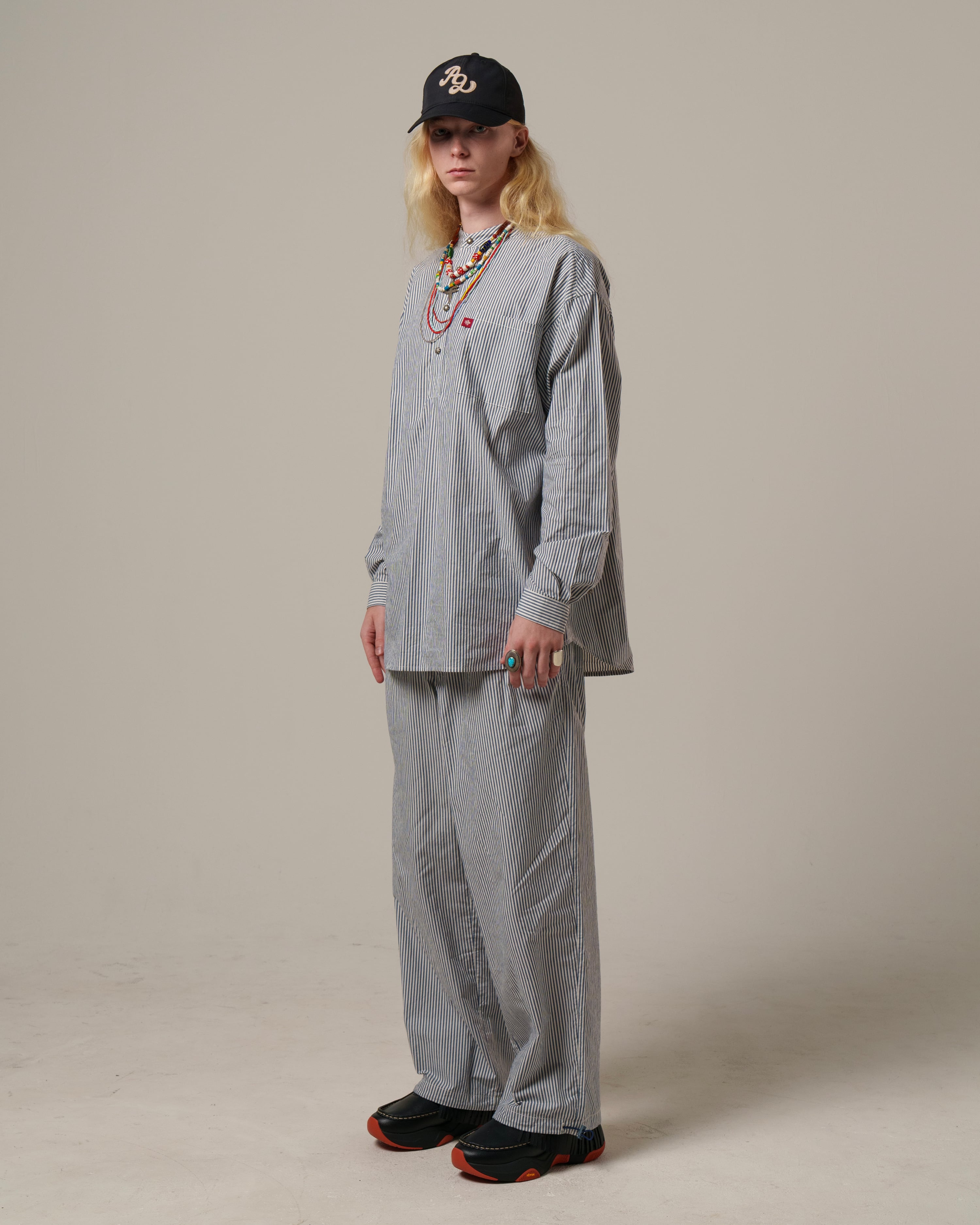 Fabric Pants/Hickory | AMBERGLEAM