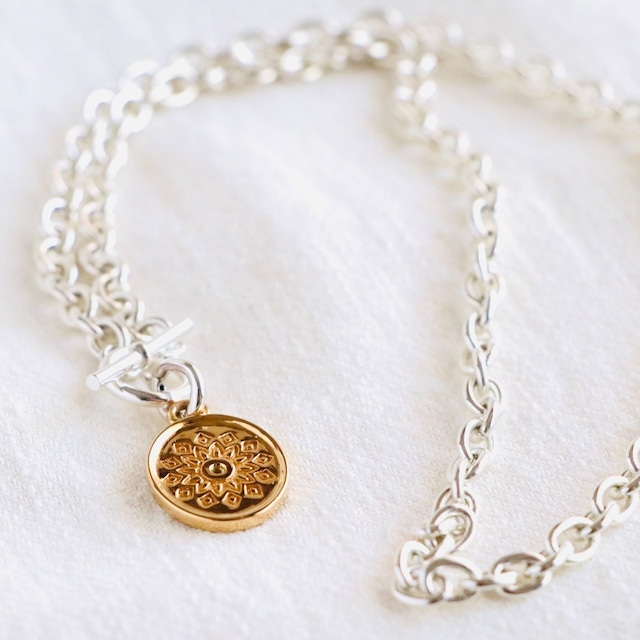 Oval Signet Necklace (combi)