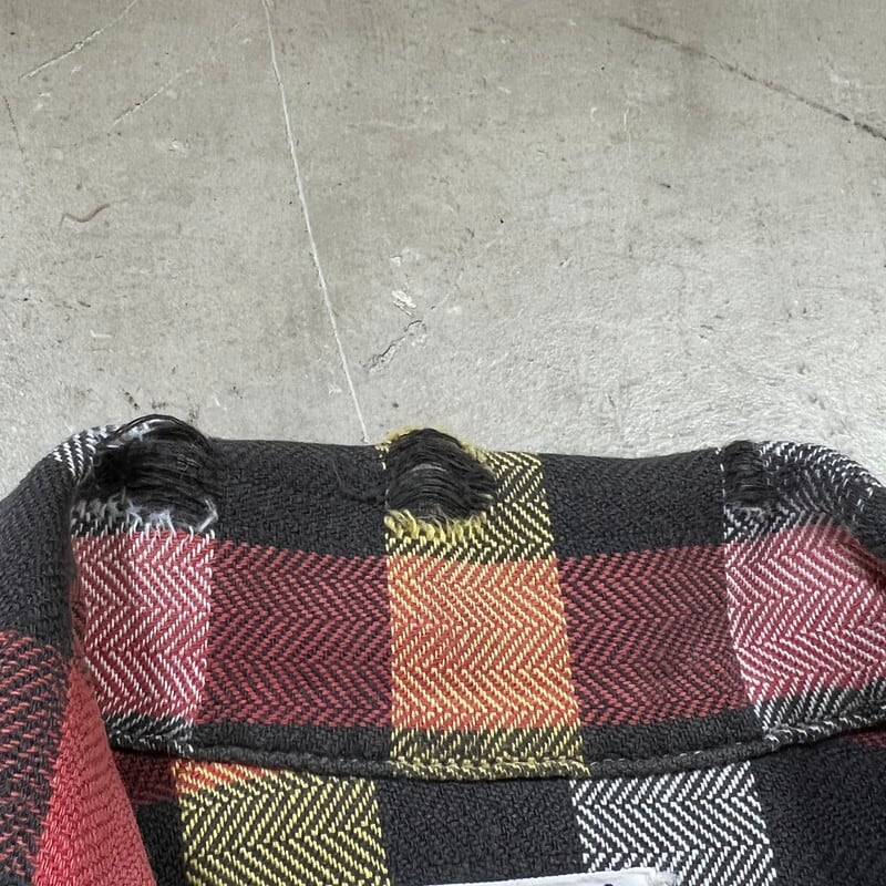 60's pilgrim ピルグリム ブロックチェックオープンカラーシャツ