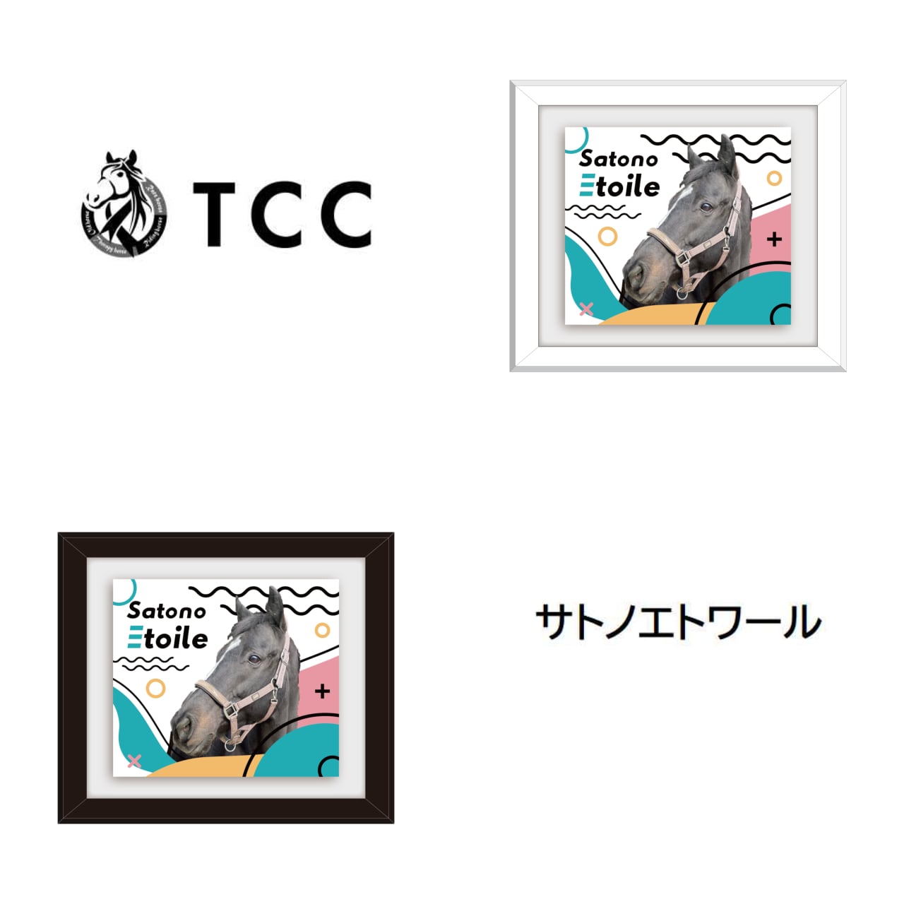 TCC x 馬Site TCCホース額縁マグネット サ行 | TCC ONLINE STORE