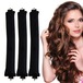 新品ラバーカール神器3本フック无热ヘアアイロン大波髪巻き工具睡眠カール