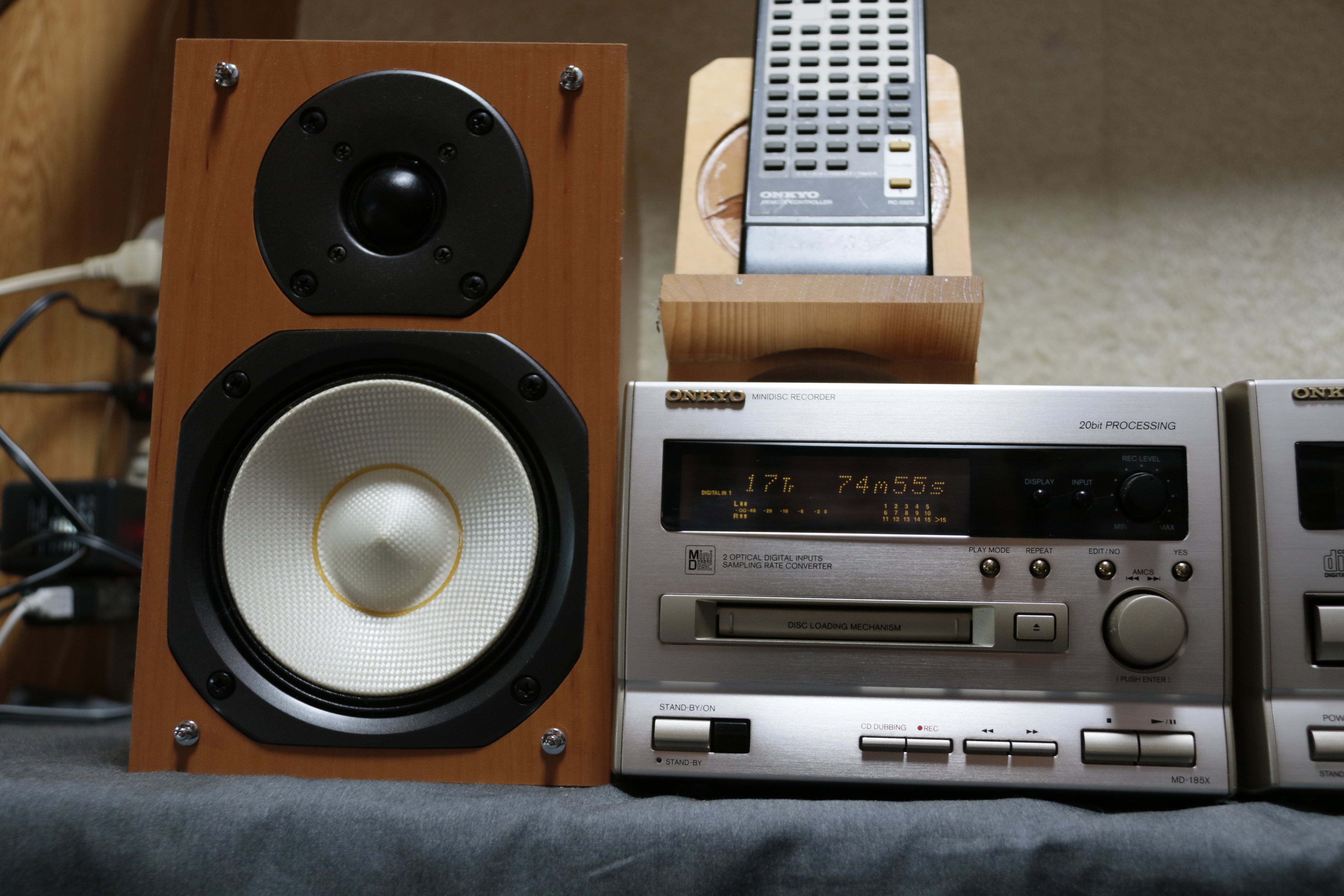onkyo コンポセットmd-185Ⅱ k-185Ⅱ cr-185Ⅱ スピーカー onkyo コンポセットmd-185Ⅱ k-185Ⅱ cr-185Ⅱ スピーカー