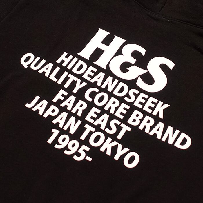 HIDEANDSEEK(ハイドアンドシーク) / LOGO HOODED ZIP SWEAT SHIRT(22SS