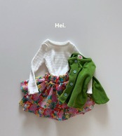 Hei 26/SS フラワーキュロットスカート