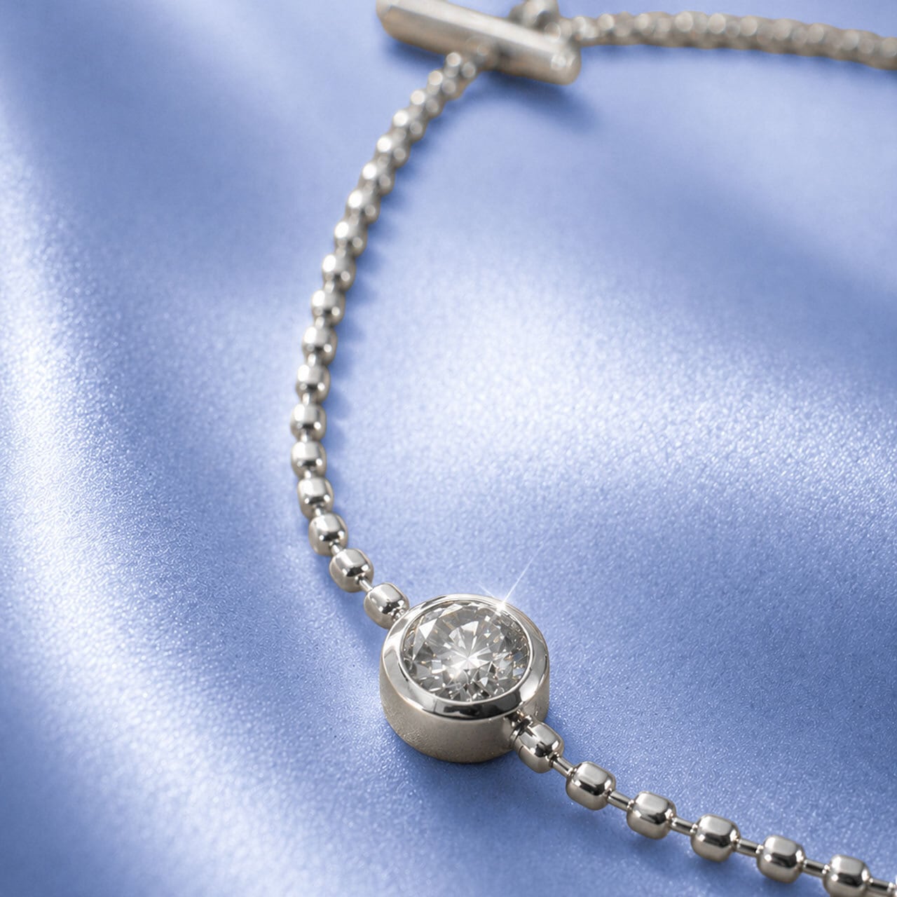 ネット限定｜Pt900 0.07ct ダイヤモンド ブレスレット | 柳澤商会