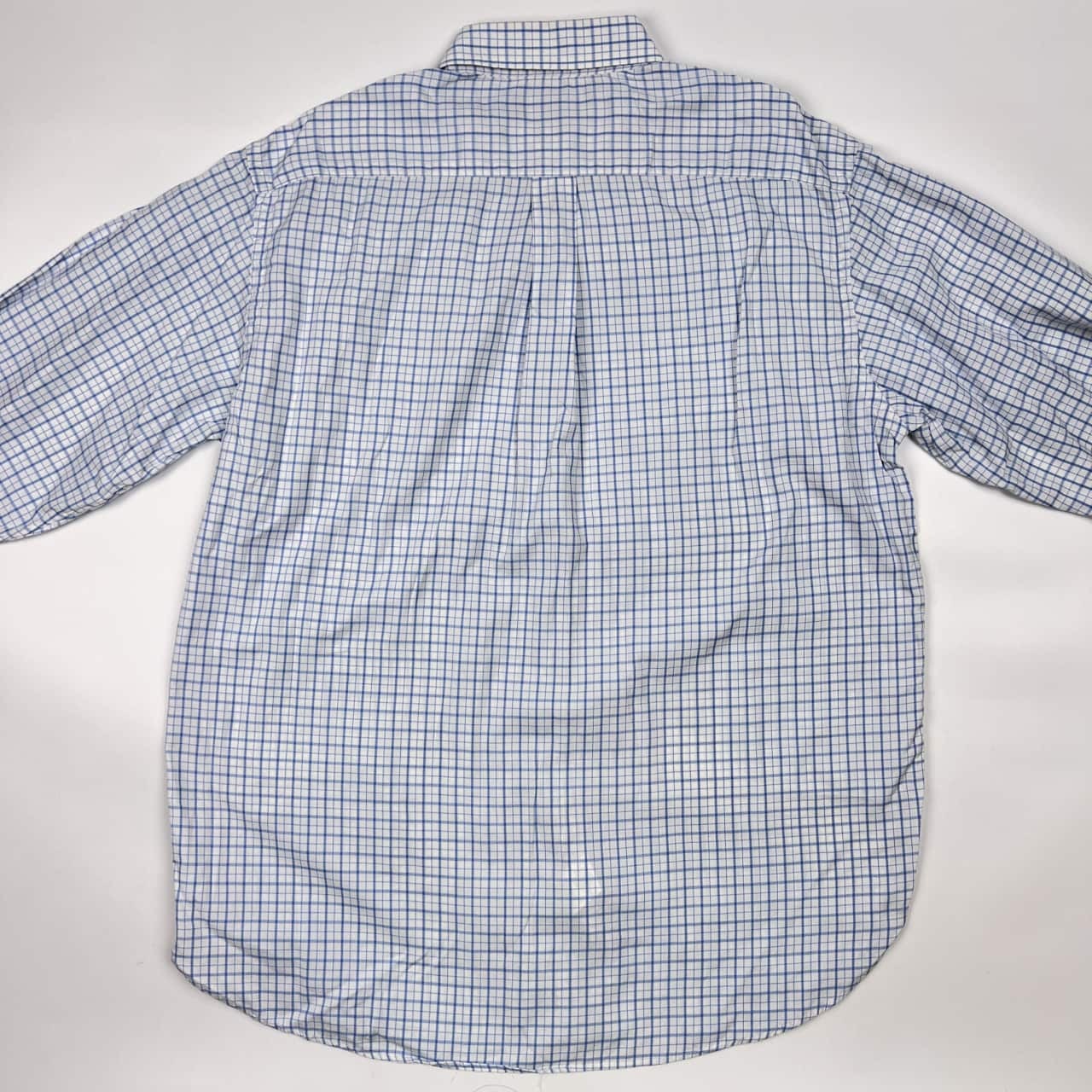 USA製 Brooks Brothers COUNTTRY CLUB ブルックスブラザーズ チェック BD ボタンダウン 長袖シャツ L/ブルー メンズ