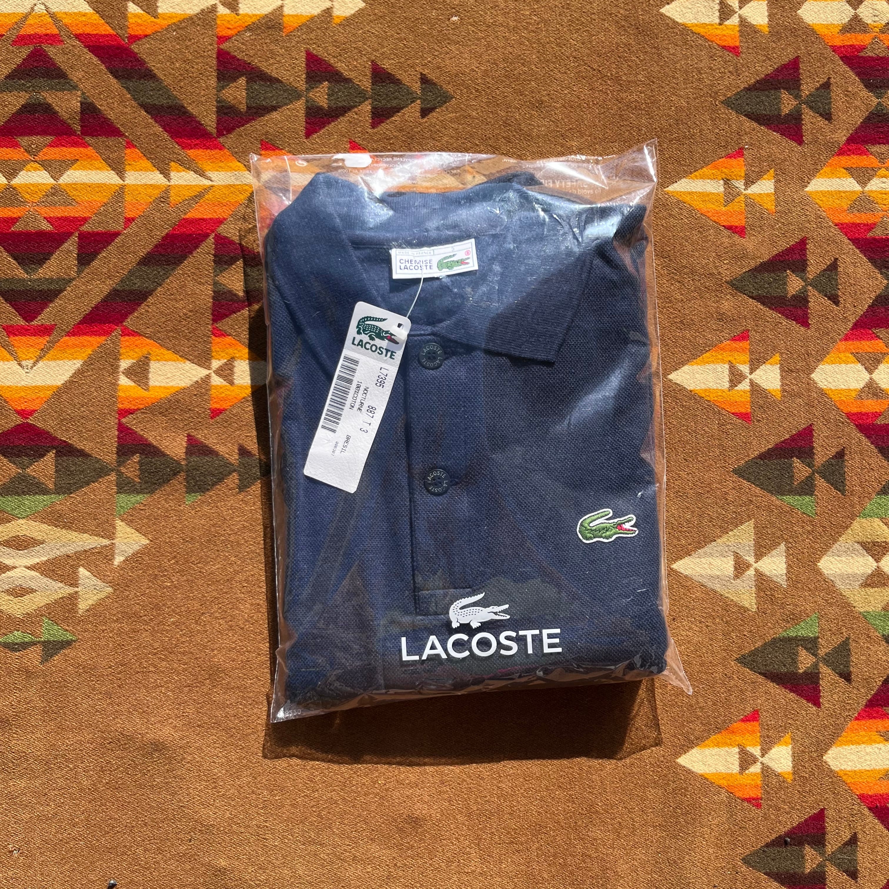 1980's "Chemise Lacoste" Long sleeve Polo shirt Made in France/3/Nocturne